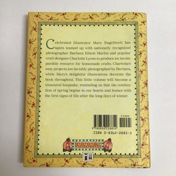 Mary Engelbreit's Spring Easy Craft Book Mini Hardcover by Charlotte Lyons 1997 - Picture 4 of 10